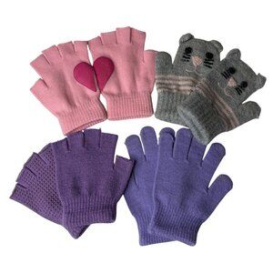 Girls Small Glove and Mitten Bundle